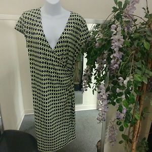 Jones New York Faux Wrap Dress